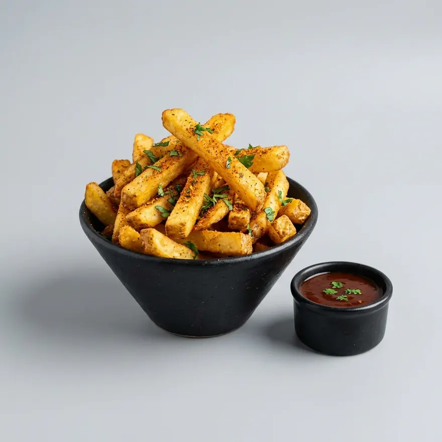 Air-Fried Masala Fries, as served