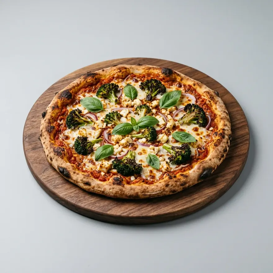 Ragi Crust Veg Pizza, as served